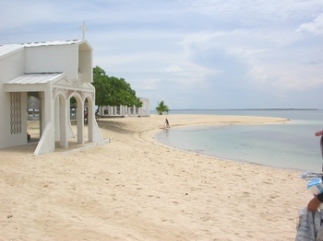 pandanon chapel and beach